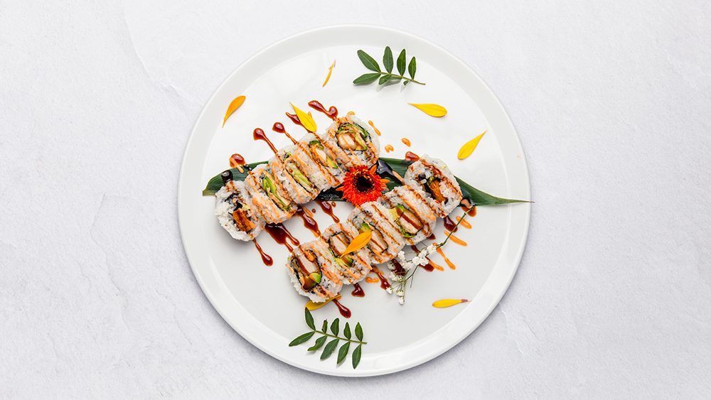 Crispy teriyaki kyckling roll Crispy teriyaki kyckling roll